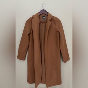 Zara Camel Wool Coat